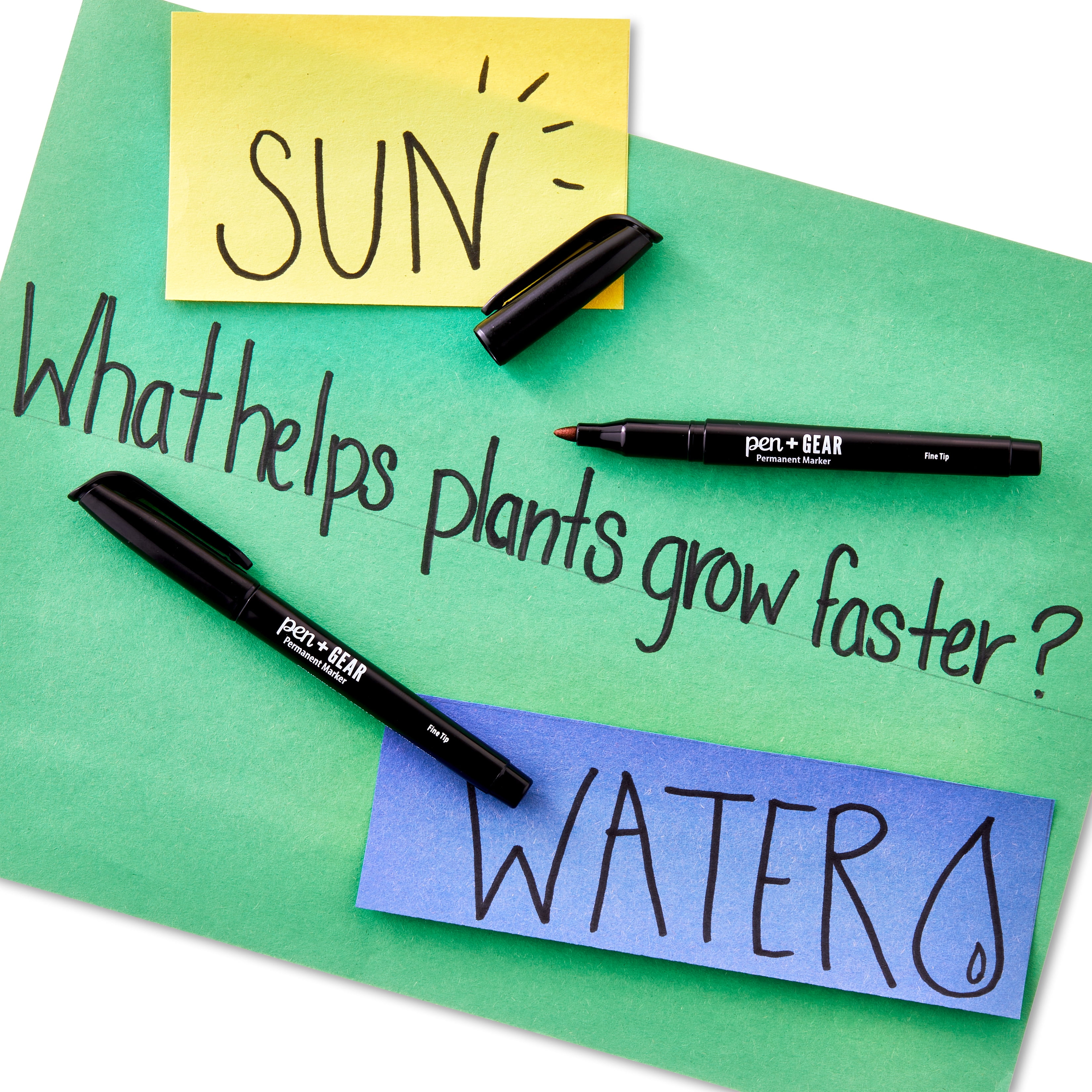 Pen + Gear 3 CT Pointe Multi Marquers Permanents Black Noire