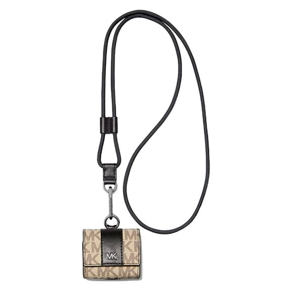 Michael Kors Logo Clip Case for Apple AirPods Pro (Hemp/Brown)