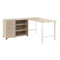 thumbnail image 1 of Scranton & Co Wood 60W x 30D Computer Desk with Storage in Natural Elm, 1 of 8