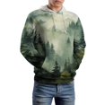 thumbnail image 5 of Nature Forest 3D Print Hoodie Men Women Autumn Thin Pullover Sweatshirt Vintage Streetwear Tops, 5 of 6