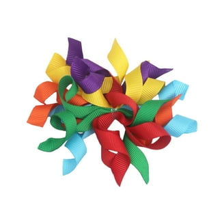 12 Pack Curly Bows For Gift Wrapping – Self-Adhesive Ribbon Bows, 60cm Each, Colorful Party Decor