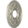 thumbnail image 2 of Ekena Millwork 13"OD x 3 1/2"ID x 3/4"P Baltimore Thermoformed PVC Ceiling Medallion (Fits Canopies up to 5 1/4"), Bright Coat Aluminum, 2 of 10