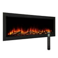 thumbnail image 5 of SimpliFire Forum Outdoor Electric Fireplace for Patio 55" Wide Recessed in Wall Fireplace, 5 of 9