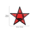 thumbnail image 2 of European Style Five Pointed Star Windproof Candle Holder Glass Iron Hollow Lantern for Home Garden Decoration, 2 of 7