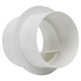 thumbnail image 1 of PVC Check Valve for Bathroom Kitchen Ventilation Round Pipe Backdraft Damper Prevents Reverse Irrigation Backflow Prevention, 1 of 9