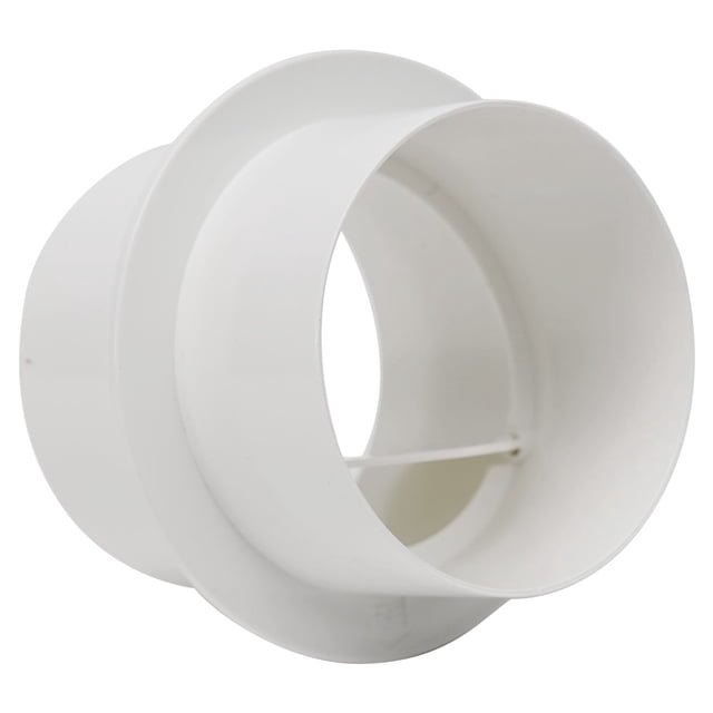 PVC Check Valve for Bathroom Kitchen Ventilation Round Pipe Backdraft Damper Prevents Reverse Irrigation Backflow Prevention