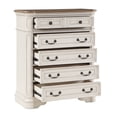 thumbnail image 3 of ACME Florian Chest in Grey and Antique White, 3 of 4
