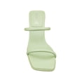 thumbnail image 4 of Women's Mules Square Toe Two Strap Low Kitten Heel Low Heeled Sandals, 4 of 4