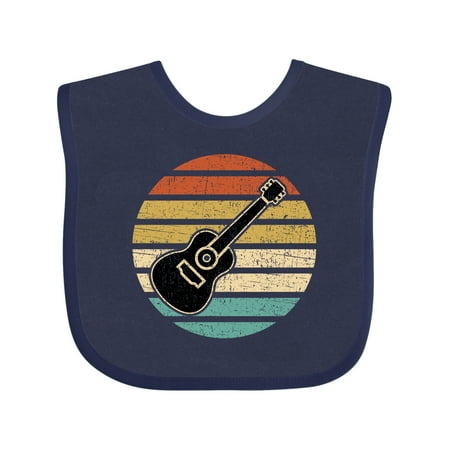 

Inktastic Guitar Music for Guitarist Musician Gift Baby Boy or Baby Girl Bib