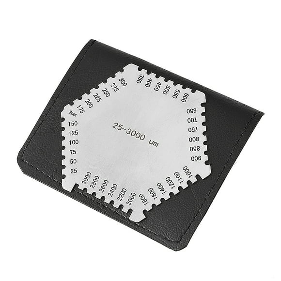 Calibre de peine, acero inoxidable de alta precisión, peine de película húmeda de acero inoxidable, calibre de espesor de película húmeda, rendimiento finamente ajustado