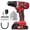 Red, variant on CP CHANT POWER 20V Cordless Power Drill Set, 3/8" Keyless Chuck, 2 Variable Speed, Electric Drill with Battery and Charger for Home Diyer & Beginner