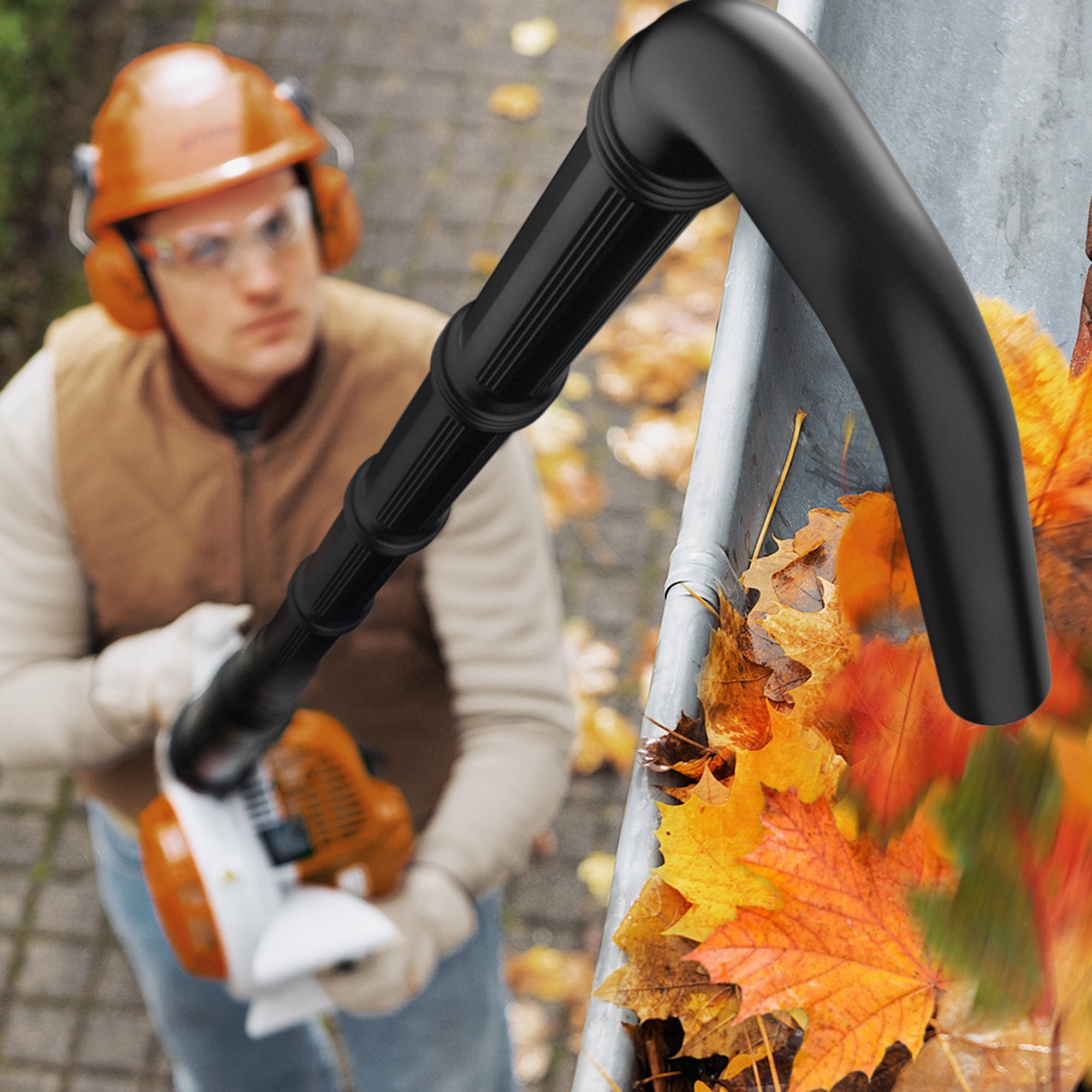 Boxlegend Universal Gutter Cleaning Kit Tools for Leaf Blowers, 11 ft
