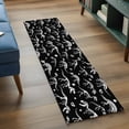 thumbnail image 3 of Runner Rugs 2x6 Ft, Halloween Dinosaur Black Non Slip Area Rugs for Kitchen Bedroom Entryway, Funny Dino Skull Boys Girls Children Washable Carpet Runner Rug Floor Mats for Bedroom Home Decor, 3 of 8
