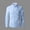 Light Blue, variant on WIZUTIZ Mens Dress Shirts Long Sleeve - Wrinkle Free Stretch Shirt Colorblock Formal Business Casual Pocket T-Shirt Button Down