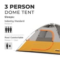 thumbnail image 2 of Carpa de Cúpula CORE para 3 Personas para Camping, Senderismo y Mochilero, 2 of 7