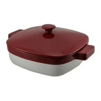 KitchenAid Streamline Ceramic 1.9-Quart Casserole Bakeware - Empire Red