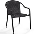thumbnail image 1 of Bowery Hill Chaise de Patio en Osier Marron (Ensemble de 2), 1 of 3