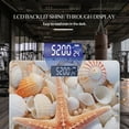 thumbnail image 3 of Bathroom Scale, Highly Accurate Digital Body Scale,Precisely Measures Weight up to 400 lbs-Starfish Surrounded By Seashells On The Sandy Beach, 3 of 4