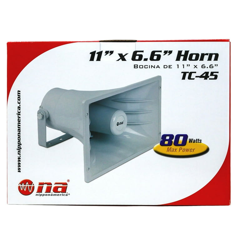 Nippon America, PA Power Horn Speaker, 50W RMS, Indoor outdoor use