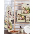 thumbnail image 2 of Happy Easter Kitchen Dish Towels for Drying Dishes Set of 2, Bunny Eggs Spring Flowers Butterfly Wooden Grain Waffle Weave Microfiber Hand Tea Bathroom Towels Quick Dry & Absorbent Towel 15.7x23.6, 2 of 7