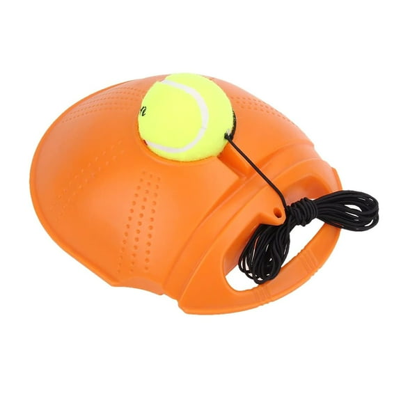 LHWEN Tennis Training Tool Self-Learning Rebounding Portable Base Anti-Slip Design PE Material Semi-Circular Traction Rope Easy to Organize Tennis Equipment for Indoor Outdoor Use Tennis Trainer