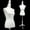 White, variant on Black Female Dress Form Torso Mannequin Tripod Stand Dress Jewelry Display