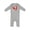 AC-Heather Grey, variant on Hug Sock Monkey Baby Romper Coveralls