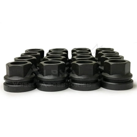 16 Flat Washer OEM Factory Style Lug Nuts 14x2.0 For 1999-2002 Ford F-250 F-350 Excursion 14X2