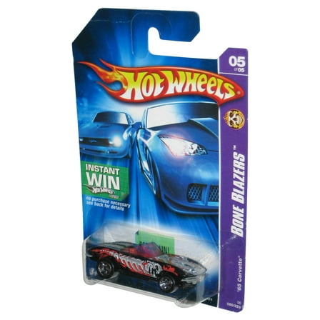 Hot Wheels Bone Blazers 5/6 (2006) Black '65 Corvette Toy Car 085/223