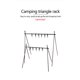 thumbnail image 4 of Ganfancp Camping Al Aire Libre Portátil de Almacenamiento Gancho Estante Trípode Plegable Ofertas Del Día 1X Estante Triangular de Camping, 5X Ganchos de Plástico, 4 of 7
