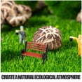 thumbnail image 2 of 4 piezas de banco en miniatura para escritorio de oficina, espacios pequeños, decoración de casa de muñecas, mesa de arena, modelo en miniatura, muebles de casa de muñecas., 2 of 7