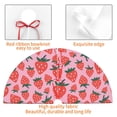 thumbnail image 4 of Sikiie Cartoon Strawberry 30-48 inches {designName} Print Christmas Tree Skirt Snowman Xmas Tree Skirt with Edge Christmas Decorations for Holiday Party48", 4 of 7