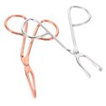 thumbnail image 4 of SHISUYAN 2 Pcs Pince à Sourcils en Acier Inoxydable Outil à Cils Femmes Pince à Sourcils Pinces à Cils Pointe Oblique Ciseaux Poignée Pinces Outils de Beauté, 4 of 8