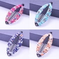 thumbnail image 1 of Anvazise Fashion Lady Floral Print Banana Fish Shape Hairpin Hair Clip Headwear Accessory color 2, 1 of 13