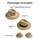 thumbnail image 2 of Sombrero de playa de paja FURTALK para mujer y hombre, 2 of 8