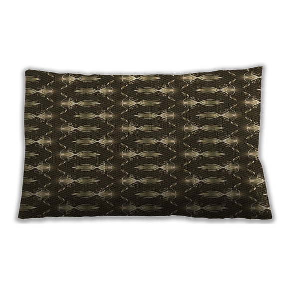 Ahgly Company Indoor Rectangular Contemporary Lumbar Throw Pillow, 13 inch by 19 inch