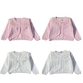 thumbnail image 4 of GYRATEDREAM Girls Sweaters Crewneck Cardigan kids Long Sleeve Button Cotton Sweater, 4 of 4