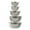silvery,5PCS, variant on Clearance! KITTEHIGM Stainless Steel Mixing Bowls, Thickened Multi-functional Metal Mixing Bowls for Space Saving Storage Gadgets, Baking, Cooking, Breader Bowl Calf Stretch Box On Sale