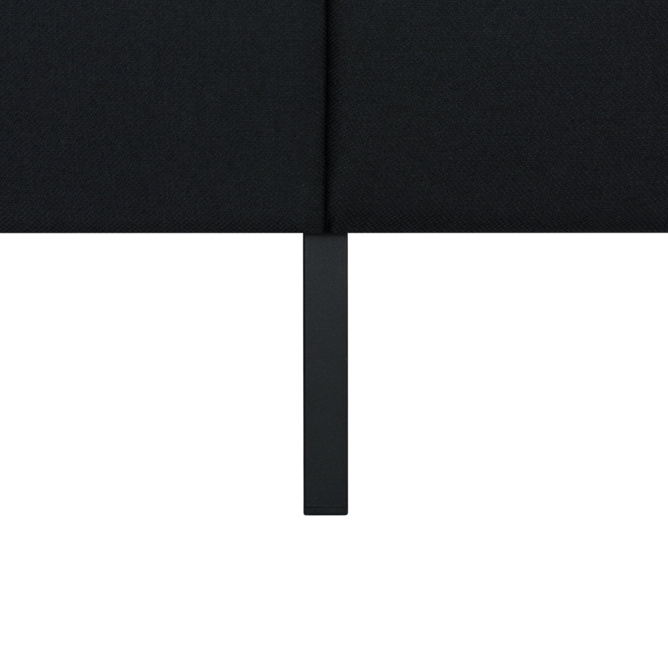 Gewnee Queen Size Bed Frame,Upholstered Platform Bed Frame with Linen Headboard,Wood Platform Bed,No Box Spring.Black