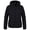 Black, variant on Womens Plus Size Winter Coats Women's Lightweight Long-Sleeve Full-Zip Water-Resistant Packable Hooded Puffer Jacket Black 2X
