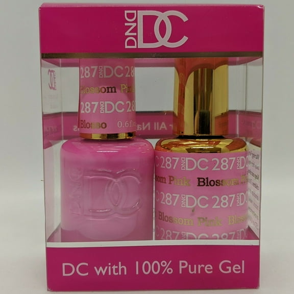 DND - DC Duo Soak off Gel & Matching nail polish, #287 - Blossom Pink