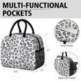 thumbnail image 6 of Womens White and Gray Of Leopard Print Lunch Box for Work,Insulated Lunch Bag for Women,Loncheras Para Mujer,Leakproof Adult Lunch Bag for Work,Beach,Travel,Picnic,Camping, 6 of 7