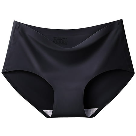 BYHONG Custom Letter Logo Low Waist Striped Tangas No Show Bikini Custom Thongs Women Underwear Panties Cotton Thong Panties for Women Black XXL