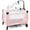 Pink, variant on Minikid Nursery Center Playard with Bassinet Music and Toys, Baby Playpen for Newborn to Toddlers,Blue