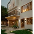 thumbnail image 4 of Aplique de pared LED moderno de 8 W, aplique de pared de aluminio negro, aplique de pared exterior impermeable IP65, adecuado para decoración de iluminación en pasillos, escaleras, salas de estar, bla, 4 of 5