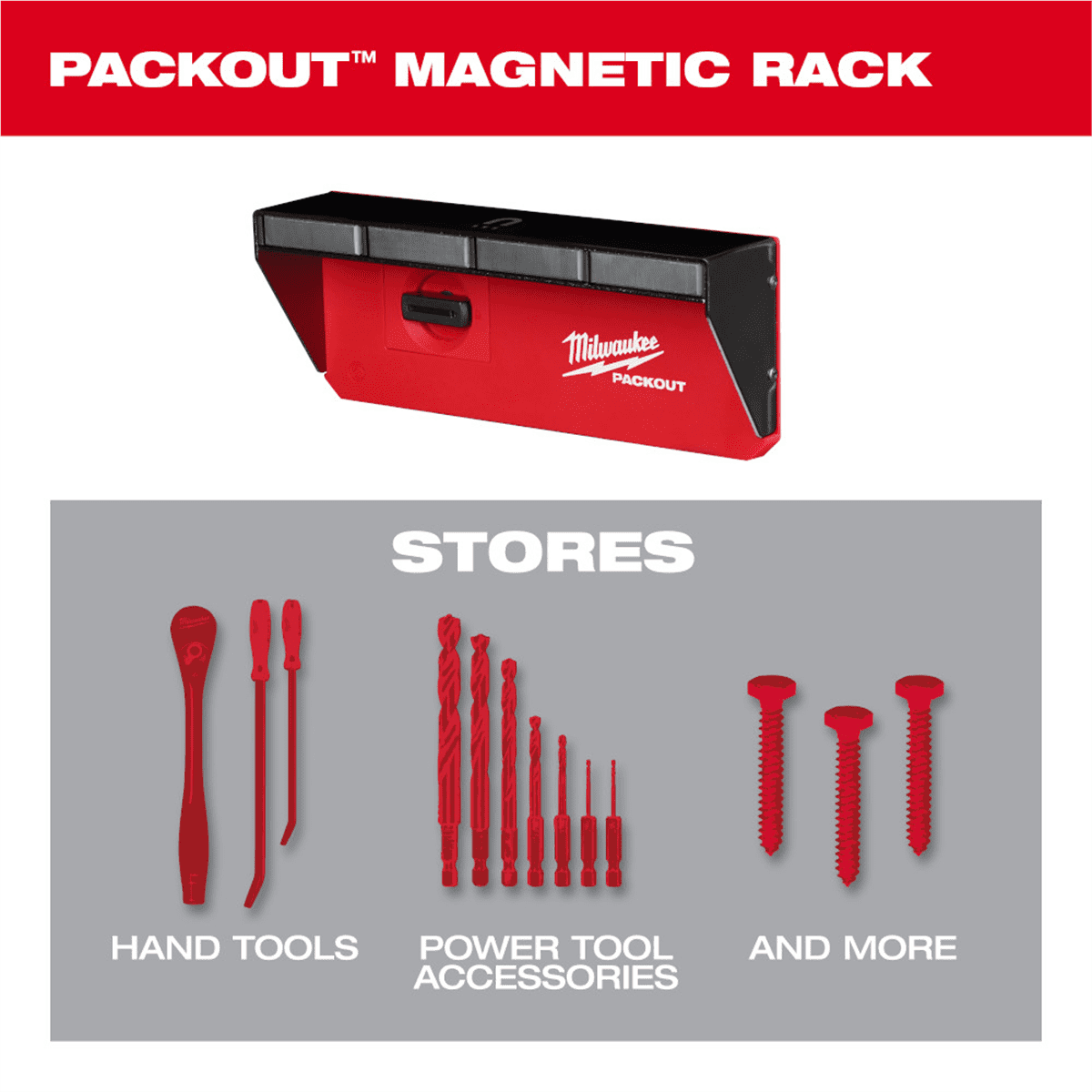 Milwaukee Tool PACKOUT Magnetic Rack