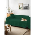thumbnail image 3 of Pure Olive Green Couch Cover Sofa Covers 3 Cushion Sectional Couch, Simple Solid Color Washable Sofa Covers Slipcover Sectional Sofa Cover, Furniture Protector 71"x150", 3 of 9