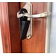 thumbnail image 3 of RV 2 topes de caucho para puertas, topes de piso para puertas, cuñas para puertas residenciales y comerciales, marcos de puertas, cuñas de caucho para topes de puertas, 4 bolsas (negras, colgantes) brillar Electrónica, 3 of 5