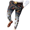 thumbnail image 2 of Lilgiuy Men Casual Fashion Zippered Printed Mid-waisted Trousers With Pockets Pants Lightweight Hiking Travel Pants, 2 of 5