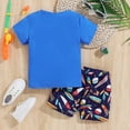thumbnail image 5 of Futezty Toddler Boys Clothes Clearance Sale Summer Outfit Sets, Summer Children's Sports Quick Drying Clothes Boys Football Short Sleeved Basketball Shorts Basketball Training Sportswear Suit, 5 of 7